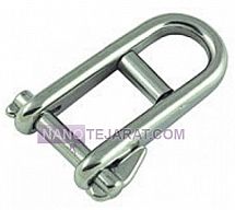 Stainless Steel Key Pin Shackle With Bar